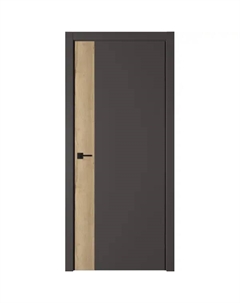 Дверь межкомнатная глухая Палладиум VR 70x200 см ПВХ цвет силк найс/дуб галифакс натур. с замком и петлями Vfd