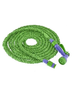 Шланг растягивающийся с пистолетом ø6 мм 15 м 7 режимов зеленый Palisad
