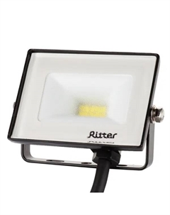 Прожектор светодиодный уличный Profi 53405 5 10 Вт 1000 Лм 180-240В холодный белый свет 6500К IP65 черный Ritter