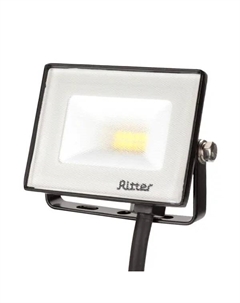 Прожектор светодиодный уличный Profi 53414 7 10 Вт 1000 Лм 180-240В нейтральный белый свет 4000К IP65 черный Ritter