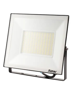 Прожектор светодиодный уличный Profi 53410 9 100 Вт 10000 Лм 180-240В холодный белый свет 6500К IP65 черный Ritter