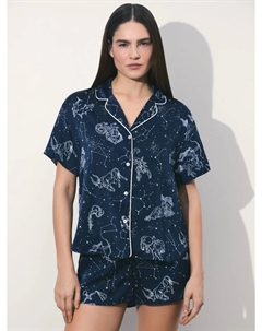 Домашняя рубашка с коротким рукавом Zarina