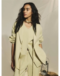 Жакет объемного кроя на завязках Zarina