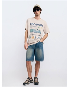 Удлинённые джинсовые шорты Baggy Zolla