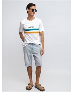 Удлинённые джинсовые шорты Zolla