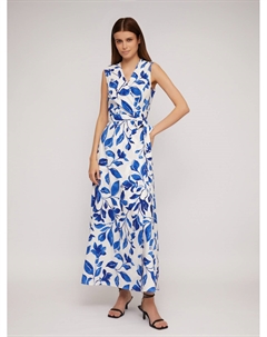 Платье длины макси без рукавов с запахом Zolla