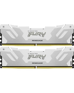 Оперативная память Fury Renegade KF576C38RWK2-32 DDR5 - 2x 16ГБ 7600МГц, DIMM, White, Ret Kingston