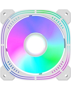 Вентилятор Nulight 12WH Reverse, 120мм, 4-pin, 1500об/мин, 25.34 дБ, ARGB, белый, Ret Formula