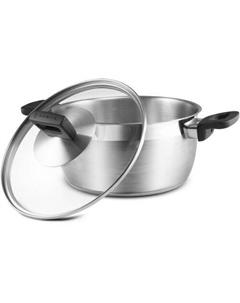 Кастрюля 3.2л Rialto 20C, нержавеющая сталь, с крышкой Polaris