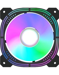 Вентилятор Nulight 12BK 120мм, 4-pin, 1500об/мин, 25.34 дБ, ARGB, черный, Ret Formula