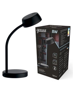 Настольная лампа GTL601 черный Gauss