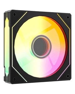 Вентилятор Floe 12BK Reverse, 120мм, 4-pin, 1500об/мин, 19 - 20.15 дБ, ARGB, черный, Ret Formula