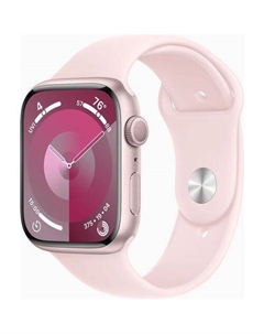 Смарт-часы Watch Series 9 A2980, 45мм, светло-розовый/розовый Apple