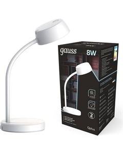 Настольная лампа GTL601 белый Gauss