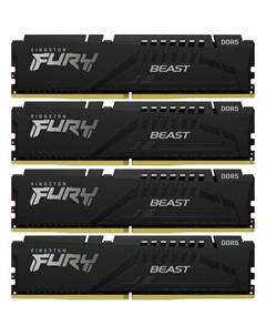 Оперативная память Fury Beast KF552C40BBK4-128 DDR5 - 4x 32ГБ 5200МГц, DIMM, Ret Kingston