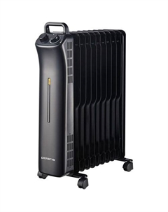 Масляный радиатор POR 0415, с терморегулятором, 1500Вт, 7 секций, 3 режима, черный Polaris