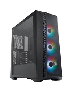 Корпус E-ATX MB520, Midi-Tower, без БП, черный Cooler master