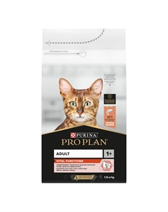 Pro Plan Original Adult корм для взрослых кошек (Лосось, 1,5 кг.) Purina pro plan