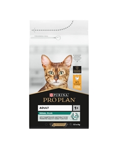 Pro Plan Original Adult корм для взрослых кошек (Курица, 1,5 кг.) Purina pro plan