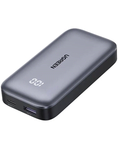 Внешний аккумулятор Ugreen PB502 (25185) 10000mAh 30W Grey