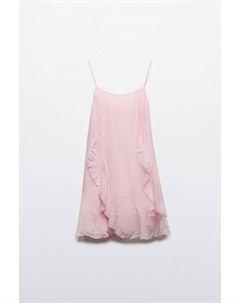 Платье мини шифоновое с воланами Befree