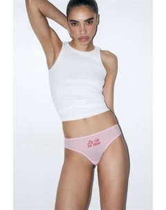 Трусы-слипы из сетки с вышивкой Befree