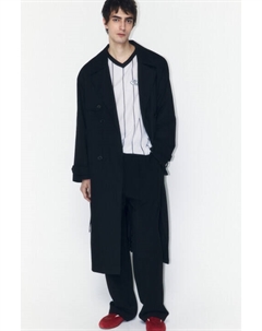 Плащ-тренчкот двубортный с поясом Befree