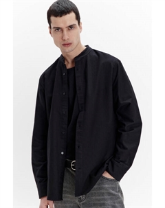 Рубашка хлопковая с воротником-стойкой Befree