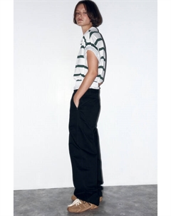 Брюки-чинос хлопковые с низкой посадкой Befree