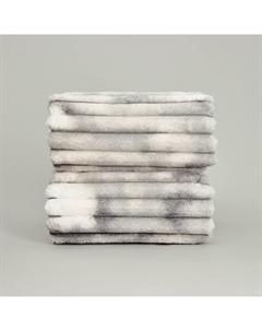 Плед Soft strip, серо-белый Cozyhome