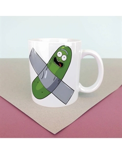 Кружка Рик и Морти "ОГУРЧИК РИК" 330 мл,(белая) Sovasocks