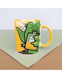 Кружка Star Wars "Шанель N5" 330 мл, (желтая) Sovasocks