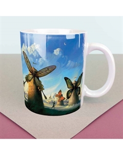 Кружка Владимир Куш "Мельницы" 330 мл, белая Sovasocks