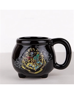 3D Кружка Гарри Поттер "Волшебный котел с гербом Хогвартса" 570 мл (цветной герб) Sovasocks