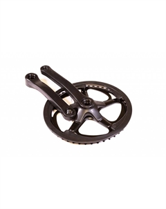 Система шатунов велосипедная, звезда на 48 зубьев, 170 мм, сталь/пластик, черные, PC01-FTS108SG 10045 Trix