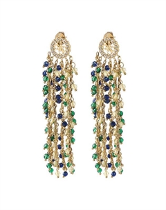 Серьги-пусеты с кристаллами Guess