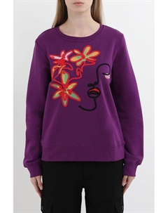 Свитшот хлопковый с принтом Desigual