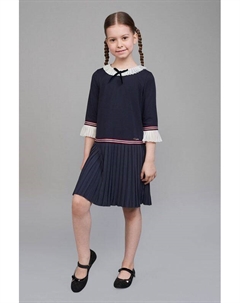 Платье трикотажное с плиссированной юбкой Choupette