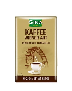 Кофе жареный молотый Wiener Art Gina