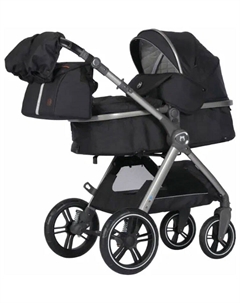 Коляска 3 в 1 X1-S PRO black Ining baby