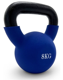Гиря Fit, виниловая, 8 кг, Blue (KBVIN8BL) Unix