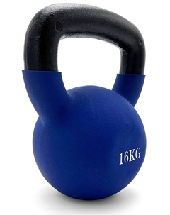 Гиря Fit, виниловая, 16 кг, Blue (KBVIN16BL) Unix