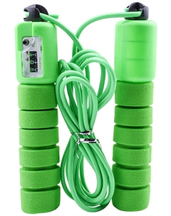 Скакалка Fit, с механическим счетчиком прыжков, 287 см, зеленая (SPRPWGR) Unix