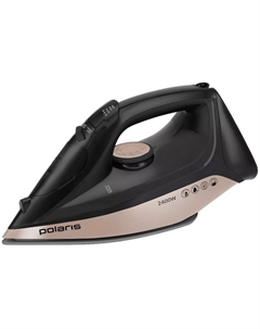 Утюг для одежды с отпаривателем Polaris PIR 2483K 3m черный/золотой