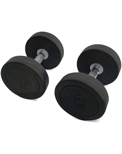 Гантель Fit PRO, круглая, обрезиненная, 10 кг Unix