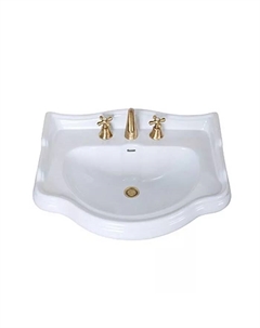 Retro 69, раковина 69*52см с 3 отв., цвет: белый Kerasan