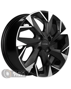 Литой диск KHW1508 6x15/4x98 D58.6 ET35, Черные Khomen wheels