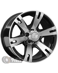 Литой диск 182 8x17/6x139.7 D100.1 ET38, Черные Ls wheels