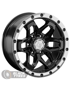 Литой диск 1350 9x17/6x139.7 D106.1 ET15, Черные Ls wheels