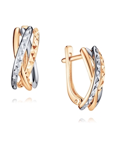 Серьги из золота Адамас